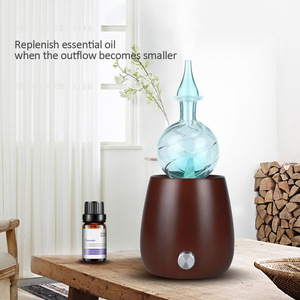 Diffuseur d'huiles essentielles en bois massif, type brume, avec lumière LED, capacité 0,5L, pour la maison et le bureau - Product Image 3