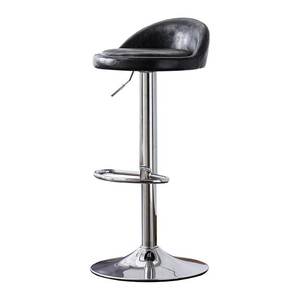 <span class=keywords><strong>Chaise</strong></span> <span class=keywords><strong>de</strong></span> <span class=keywords><strong>bar</strong></span> pivotante et réglable en hauteur, dossier moderne et simple, tabouret rond pour salon <span class=keywords><strong>de</strong></span> beauté et nail art, tabouret haut en métal à usage commercial - Product Image 5