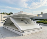Conteneur pliable de type Z, maison modulaire, conteneurs pliables de 20 pieds, installation rapide, abri temporaire pour travailleurs
