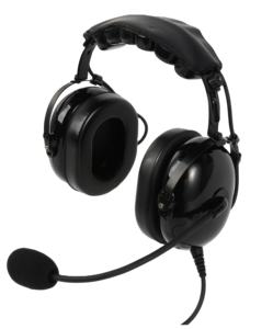 Auricolare con cancellazione del rumore a terra dell'aeroporto di aviazione con spinta a parlare - Product Image 2