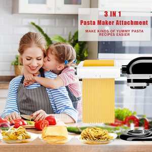 Machine à pâtes 3-en-1 en acier inoxydable <span class=keywords><strong>KitchenAid</strong></span> : Rouleau à pâtes, découpeuse à raviolis, spaghetti et fettuccine - Product Image 3