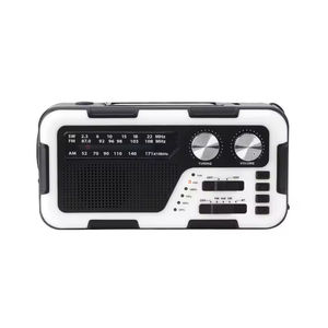 Radio de Emergencia Multibanda de Fábrica, con Manivela, Energía Solar, 5V AM FM SW, Linterna LED, Alerta SOS, Cargador USB, para Exteriores - Product Image 3
