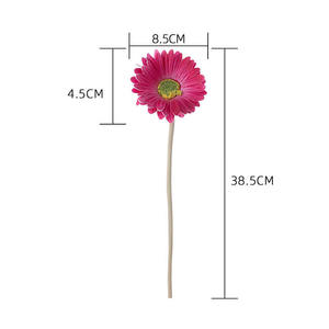 Alta calidad PU Gerbera Artificial Real Touch Flower Wedding Table Center Piece para Navidad y regalos del Día de San Valentín - Product Image 6