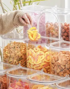ECOBOX Conteneur alimentaire Boîte à bonbons et noix Bacs de rangement Conteneur de stockage hermétique en vrac Boîte à bonbons pour aliments