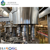 Machine de remplissage et de capsulage de liquide oral de sirop de bouteilles en plastique de saveur de lait de boisson