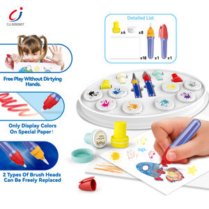 Chengji bricolage Graffiti <span class=keywords><strong>Kit</strong></span> pour enfants développement coloré <span class=keywords><strong>Montessori</strong></span> début éducatif créatif couleur <span class=keywords><strong>peinture</strong></span> stylo magique ensemble jouet - Product Image 2
