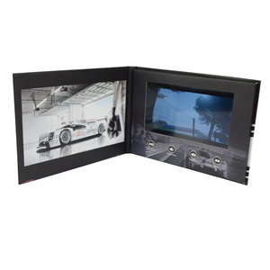 Tarjeta de felicitación <span class=keywords><strong>Video</strong></span> 7 pulgadas personalizado lcd tarjeta de <span class=keywords><strong>Video</strong></span> de alta calidad Tapa dura de vídeo folleto - Product Image 5