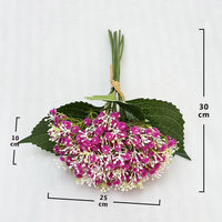 Buket Bunga Baby's Breath Lateks Sentuhan Lembut Realistis, Rangkaian Bunga Gypsophila untuk Dekorasi Pernikahan, Hiasan Meja Rumah