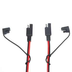 SAE bağlantı kablosu 18AWG 0.3M 2Pin SAE hızlı bağlantı kes tak GÜNEŞ PANELI araba motosiklet için - Product Image 4
