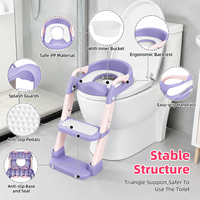 Siège d'apprentissage de la propreté multifonction portable pour bébé, pot pour filles et garçons, chaise de toilette pour enfants, pot en plastique 3-en-1