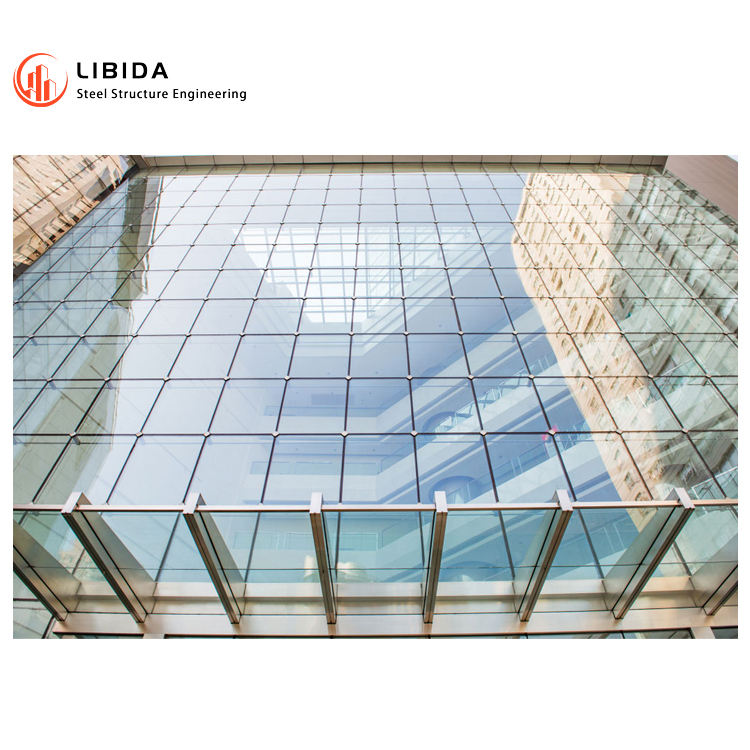 Modern Designed Apartment Building Decorated with Low Degree Glass ...