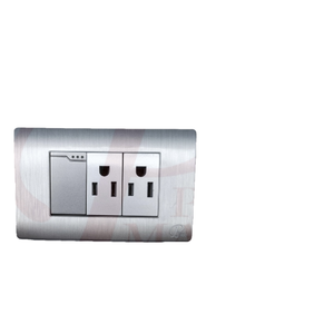 สวิตช์ผนังแบบคู่มาตรฐานอเมริกา รุ่น YUHE 118 วัสดุ PC พร้อมแอป EWeLink 120V 10A ดีไซน์ทันสมัย รับผลิตตามสั่งขายส่ง - Product Image 1