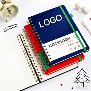 Wholesale A5 Hardcover Christmas Cover <b>Notebook</b> Colorful Journal Holiday Theme Festive Pattern Student Writing <b>Notebook</b> - Product Image 4