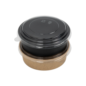 Tazón de Sopa Desechable Ecológico de Papel con Tapa de Papel o Plástico para Fideos Ramen, Arroz y Comida para Llevar - Product Image 3