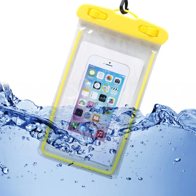 Universal Waterproof PVC Mobile Phone Cases Clear Pouch Waterproof Bag Touchscreen Mobile Water Proof Crossbody Bag