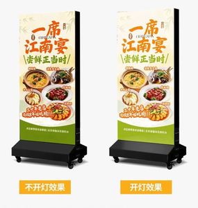 Personalized Steel <b>Frame</b> Led Backlit Banner Stand Portable Premium Light Box Eco-Friendly Waterproof Durable Factory Advertising - Product Image 3
