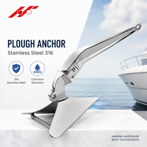 Ancre de bateau en acier inoxydable 316, matériel marin, accessoire pour yacht et bateau - Product Image 6