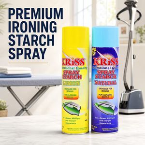 Almidón en Aerosol Profesional con Fórmula Easyglide para Planchado de Ropa en el Hogar y Acabado de Telas en Lavanderías - Product Image 1
