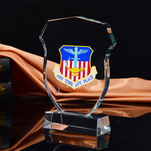Trofeo in Cristallo Personalizzato per Sublimazione, Premi d'Onore per Poliziotto e Militare in Pensione, Trofeo e Medaglie in Cristallo per Souvenir - Product Image 2