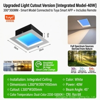 Plafonnier LED intelligent style graffiti ciel bleu, imitant la lumière du soleil naturelle (2200K), pour entrée, couloir, sous-sol, maison