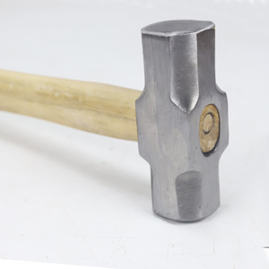 Marteau en fer massif, tête carrée octogonale, manche en bois, marteau de démolition et de démolition de murs lourds, tailleurs de pierre, marteau en fer, - Product Image 4
