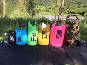 En stock, expédition rapide, sacs étanches de haute qualité en PVC 500D, 2L, 3L, 5L, 10L, 15L, 20L, 30L, sacs tubulaires étanches - Product Image 4