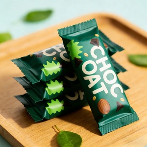 Custom Printed Logo Snack Food Aluminum Foil Pillow Pack Chocolate <b>Protein</b> Energy Bar Wrap <b>Sachet</b> Food Packaging Bags - Product Image 3