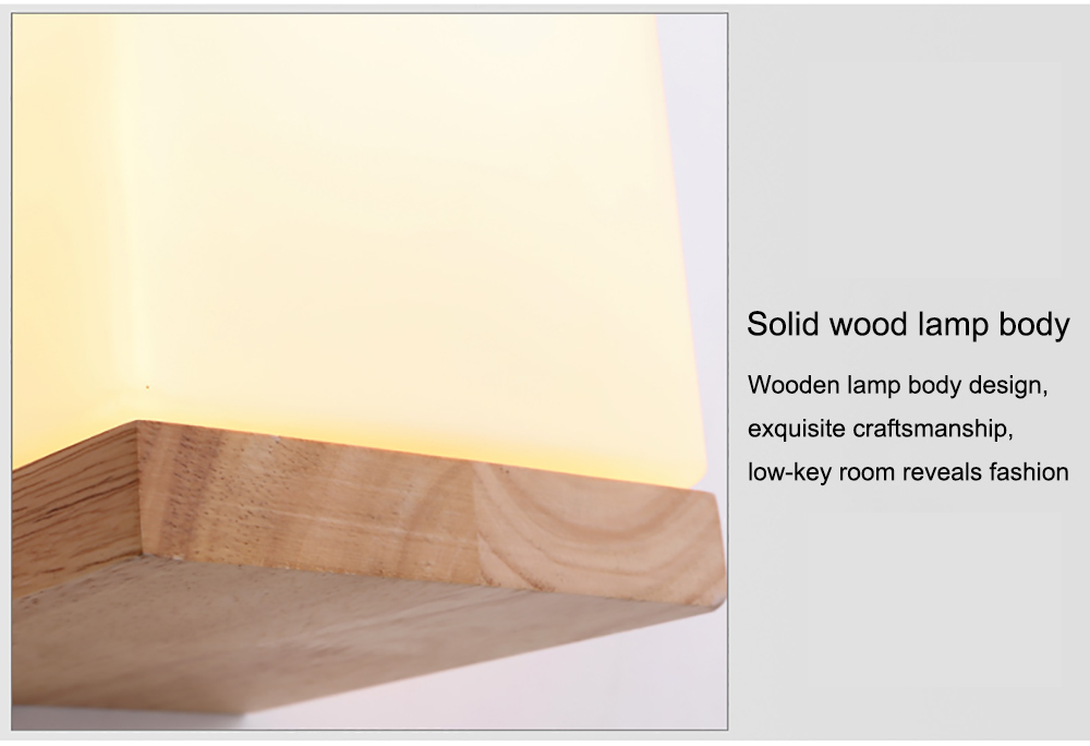 Wholesale New Design Best Wooden And Glass Material Light Source Indoor Wall Lamp Led Wall Light For Bedroom