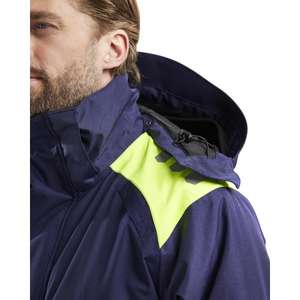 BLAKLADER - 448519778933XL Parka de invierno Hi-Vis Azul marino/Amarillo-EAN 7330509853061 ROPA DE TRABAJO DE LA HI-VIS - Product Image 5