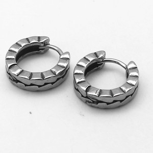 yunnique Geometric Titanium Steel Half <b>Cuff</b> <b>Earrings</b> Unisex Fashion Jewelry 10mm Size - Product Image 5
