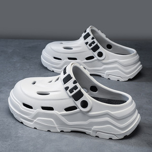 Men's Summer Thick Soled <b>Clogs</b> EVA Anti Slip Closed Toe Outdoor Beach Wear Comfortable Sandals - Product Image 3