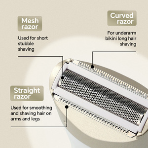 Nouveautés 2026 : Rasoir Électrique Femme Rechargeable USB pour Épilation Corporelle Indolore à Domicile avec Grille Protectrice - Product Image 3