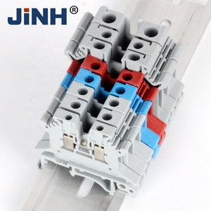 Bloc <span class=keywords><strong>de</strong></span> jonction sur rail DIN JINH, bloc <span class=keywords><strong>de</strong></span> jonction <span class=keywords><strong>de</strong></span> <span class=keywords><strong>fils</strong></span> <span class=keywords><strong>électriques</strong></span> en cuivre, <span class=keywords><strong>connecteur</strong></span> avec CE Rohs UK, bloc <span class=keywords><strong>de</strong></span> jonction à vis - Product Image 5