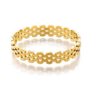 New Design Wholesale Custom Anti-Allergy PVD <b>Gold</b> Plated Stainless Steel <b>Bracelet</b> Bangles <b>for</b> <b>Women</b> - Product Image 1
