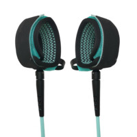Laisse de surf transparente OEM personnalisée 7 mm en Super PU avec double rotule marine pour SUP et shortboard