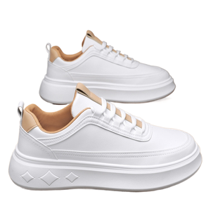 รองเท้าผ้าใบกีฬาผู้ชายคุณภาพสูง ระบายอากาศได้ดี พื้นนุ่ม กันลื่น สไตล์ Dad Shoes ขายส่งสำหรับฤดูใบไม้ผลิและฤดูใบไม้ร่วง ซับในผ้าตาข่าย - Product Image 1