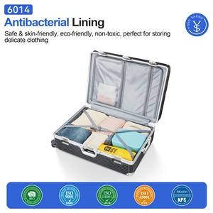 Set di 3 Valigie SOKOK <span class=keywords><strong>con</strong></span> Robusto Telaio in Alluminio e Lucchetto TSA, Bagagli da Viaggio di Grande Capacità per Vacanze - Product Image 4