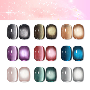 AILANUO gel de Ojos de gato blanco porcelana de 9 colores 15ml, múltiples colores disponibles, proveedor de gel de esmalte de uñas - Product Image 1