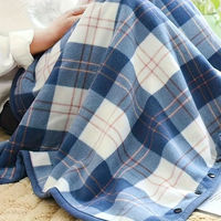 Châle-couverture multifonctionnel en polyester 100 %, personnalisable en couleur et en taille, confortable, avec poches, pour adultes, adolescents, festivals, quatre