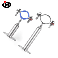 Support de tuyau en acier inoxydable 304, pince de fixation pour tuyau de gaz et d'eau, serre-tuyau réglable