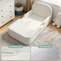 Nouveau design 2026 – Bestseller : Lit rembourré pour enfants avec mousse haute élasticité, canapé-lit bas pour tout-petits, mobilier de chambre à coucher