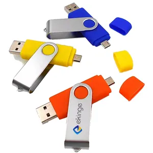 แฟลชไดรฟ์ USB OTG,ความเร็ว32GB 64GB 128GB สำหรับโทรศัพท์แอนดรอยด์ USB 2.0เมมโมรี่สติ๊กสำหรับสมาร์ทโฟน