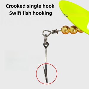 Micro leurre ultra-léger SNEDA avec crochet unique lame de mite lente pour truite panfish brochet leurres de pêche - Product Image 4