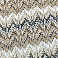 Tissu en dentelle jacquard coloré en polyester tricoté chaîne, teint en fil, pour vêtements féminins
