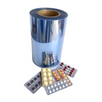 Film en rouleau transparent en aluminium de 0,35 mm à haute barrière, revêtu, pour impression numérique, surface brillante, pour plaquettes médicinales