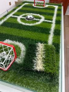 Gazon artificiel de football <span class=keywords><strong>FIFA</strong></span> Quality <span class=keywords><strong>Pro</strong></span> 40 mm 50 mm 60 mm, gazon synthétique pour terrain de football, vert foncé, vert clair - Product Image 5