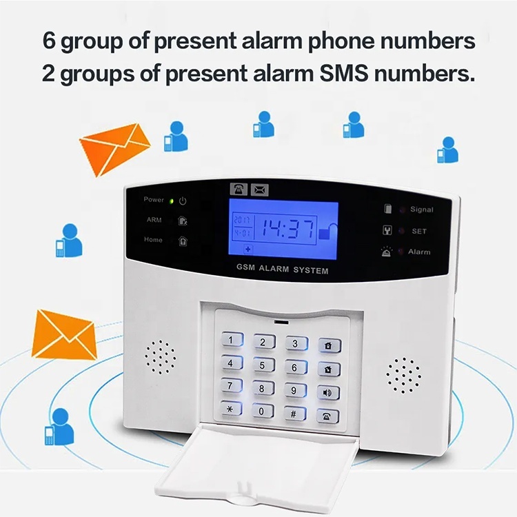 Tuya Wifi GSM 4G Smart Intruder Alarm System 433MHz Door Use Host Control Panel ABS Material Factory Supply IP Alarm Equipment · image 5