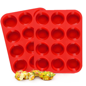 <span class=keywords><strong>Moule</strong></span> à gâteau miniature en silicone, forme cannelée, pour cupcakes, muffins, gelée, pudding, plateau de cuisson - Product Image 5