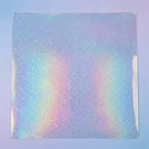 Pellicola Olografica Glitterata a Freddo Eco-Friendly ad Alta Lucentezza in PVC, Larghezza 1,4m per Adesivi Regalo e Artigianali - Product Image 3