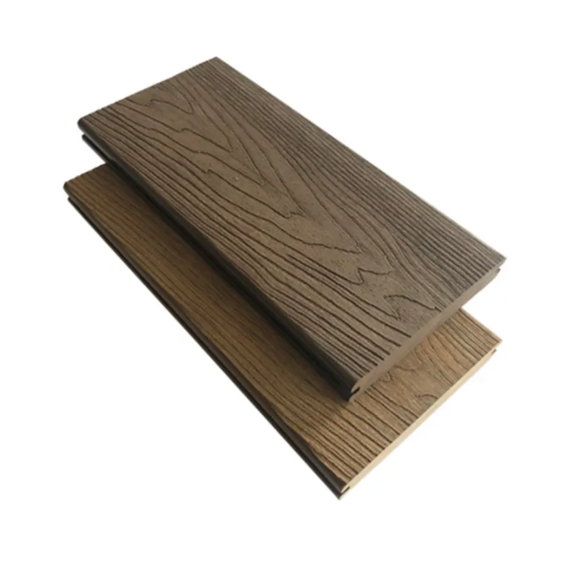 उच्च गुणवत्ता आउटडोर लकड़ी प्लास्टिक कंपोजिट 140*25 ठोस गार्डन निविड़ अंधकार डब्ल्यूपीसी अलंकार फर्श